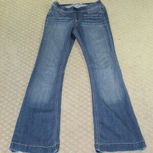 Cello Women's Size Small Flared Leg Pull On Blue Jeans
